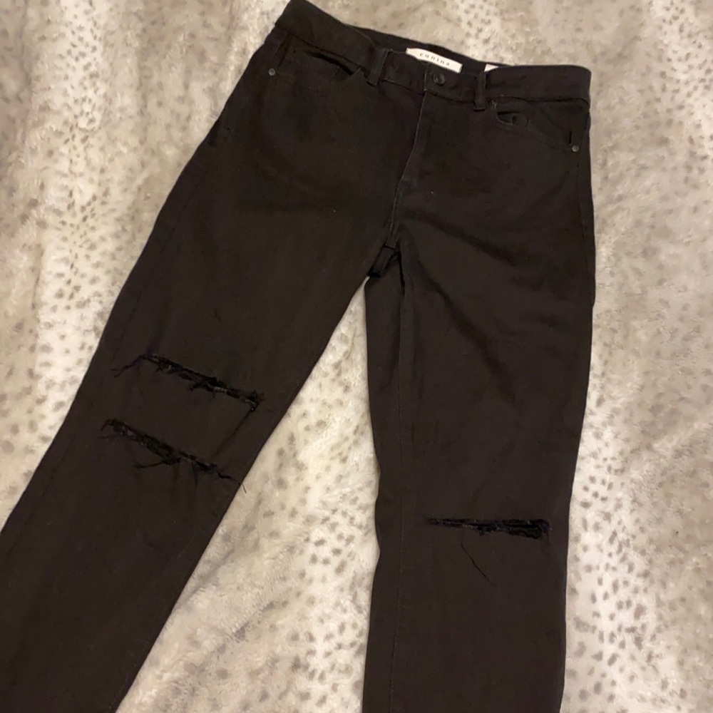 Fashion nova distressed skinny jeans